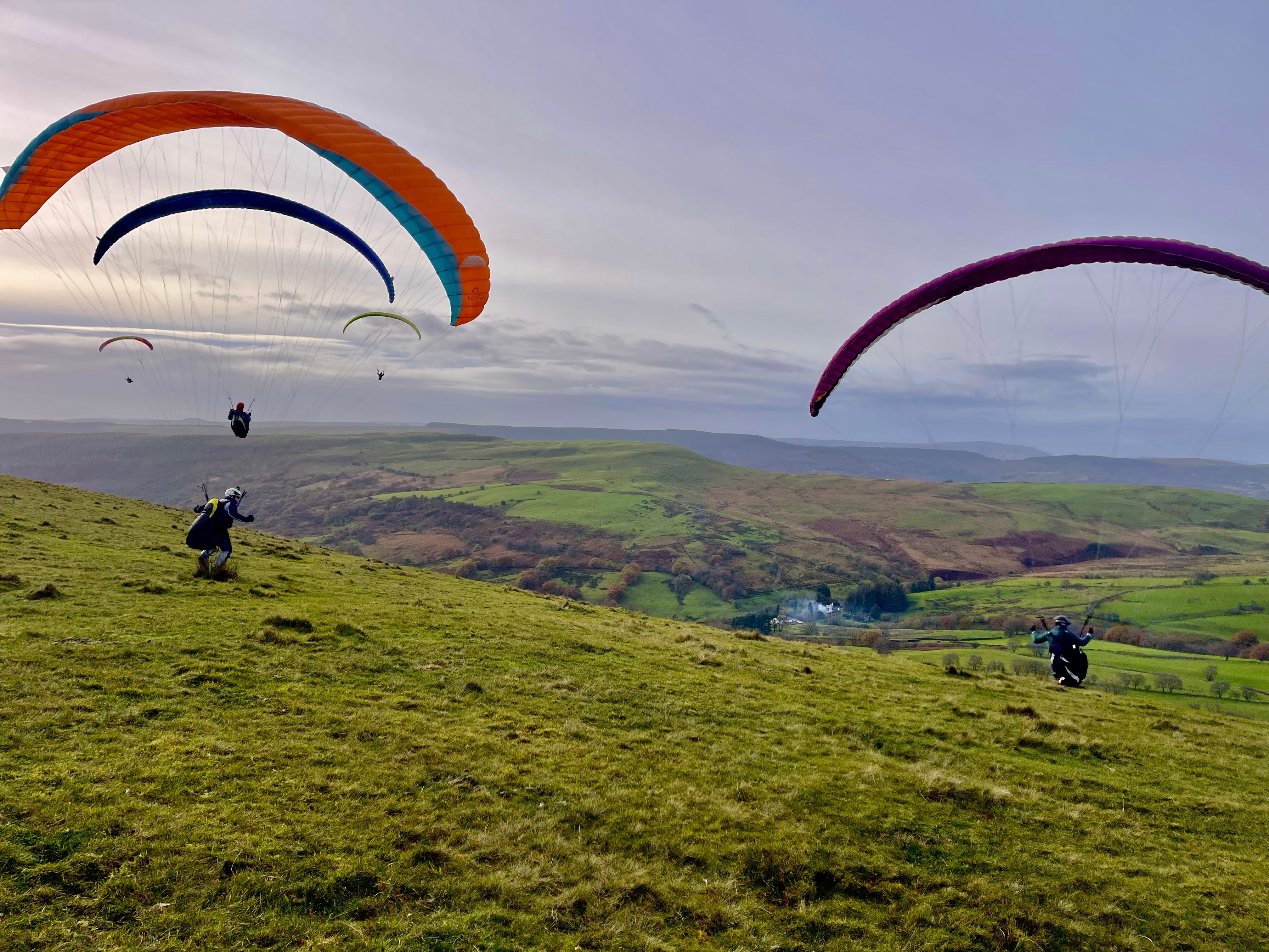 Paragliding flight 2